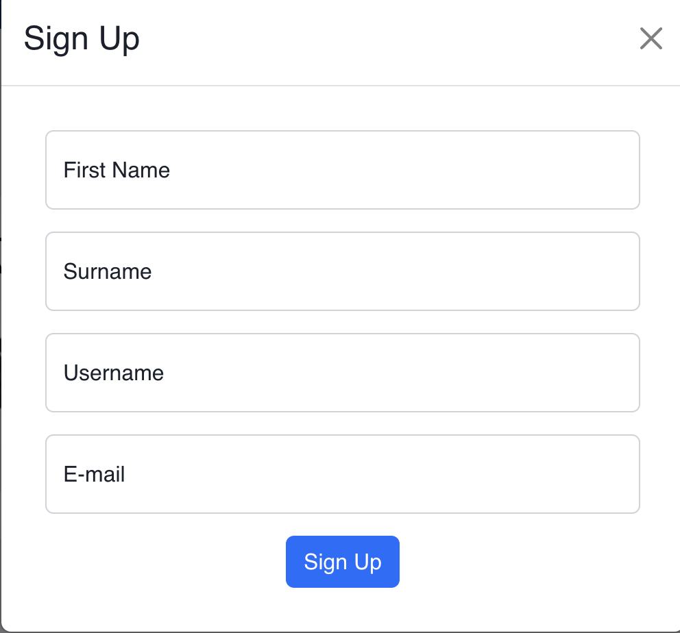Signup Form